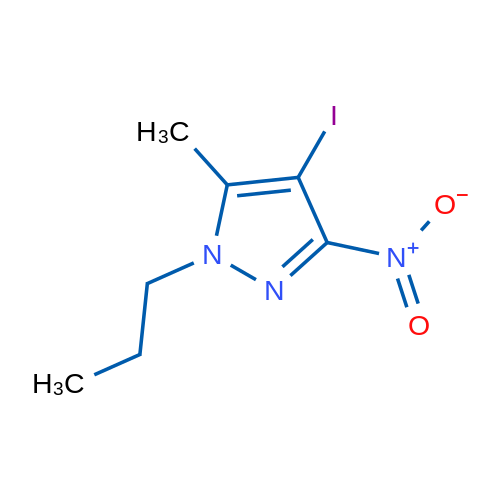 4-Iodo-5-methyl-3-nitro-1-propyl-1H-pyrazole 5g
