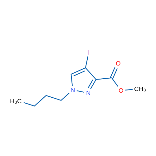 Methyl 1-butyl-4-iodo-1H-pyrazole-3-carboxylate 5g