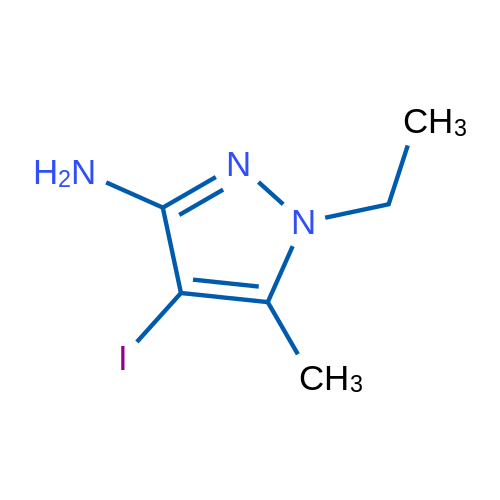 1-Ethyl-4-iodo-5-methyl-1H-pyrazol-3-amine 5g