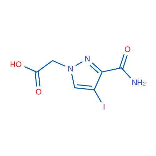 2-(3-Carbamoyl-4-iodo-1H-pyrazol-1-yl)acetic acid 1g