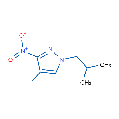 4-Iodo-1-isobutyl-3-nitro-1H-pyrazole 1g