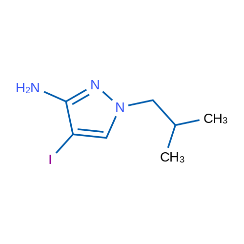 4-Iodo-1-isobutyl-1H-pyrazol-3-amine 5g