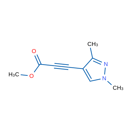 Methyl 3-(1,3-dimethyl-1H-pyrazol-4-yl)propiolate 1g