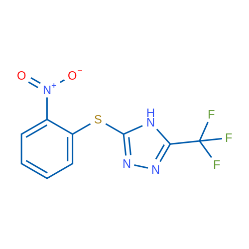 3-((2-Nitrophenyl)thio)-5-(trifluoromethyl)-4H-1,2,4-triazole 1g