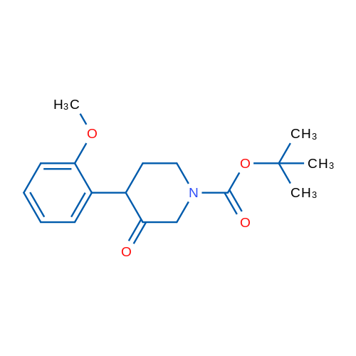 tert-Butyl 4-(2-methoxyphenyl)-3-oxopiperidine-1-carboxylate 1g