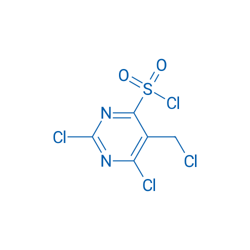 2,6-Dichloro-5-(chloromethyl)pyrimidine-4-sulfonyl chloride 250mg