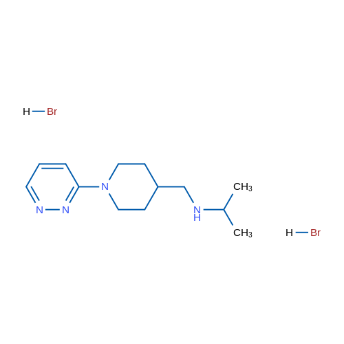 (Propan-2-yl)({[1-(pyridazin-3-yl)piperidin-4-yl]methyl})amine dihydrobromide 1g