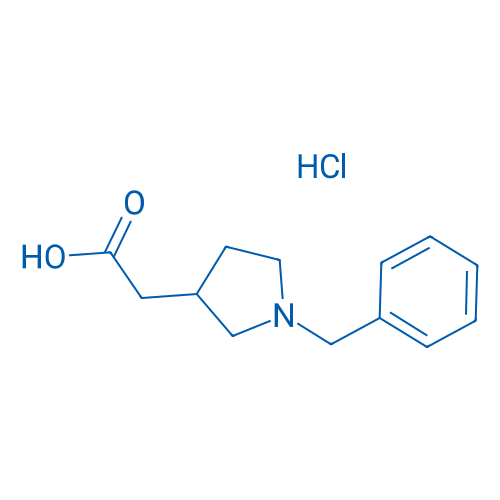 2-(1-Benzylpyrrolidin-3-yl)acetic acid hydrochloride 250mg