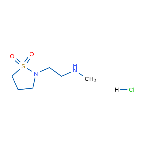 2-[2-(Methylamino)ethyl]-1,2-thiazolidine-1,1-dione hydrochloride 5g