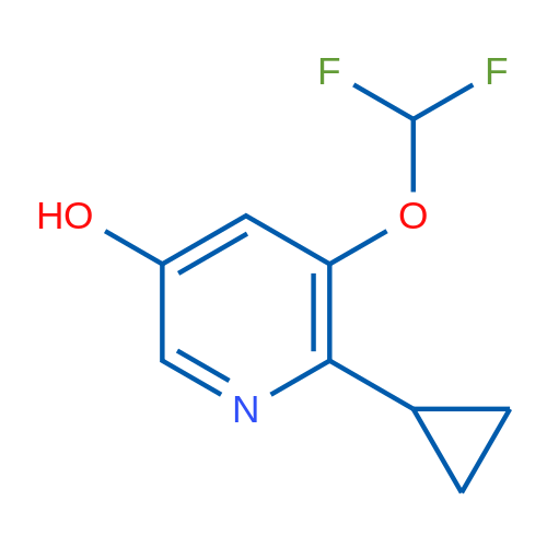 6-Cyclopropyl-5-(difluoromethoxy)pyridin-3-ol 1g