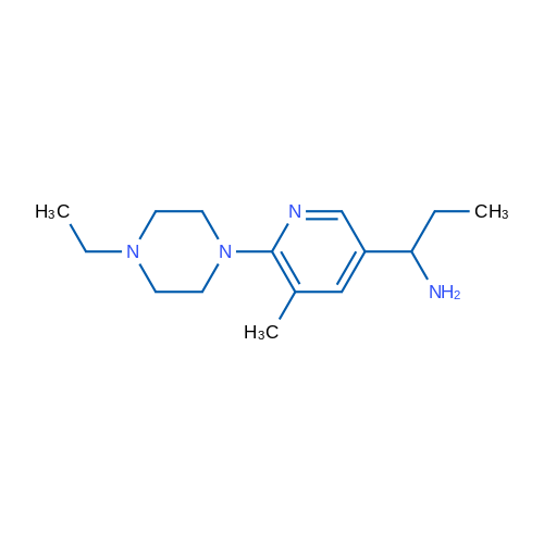 1-(6-(4-Ethylpiperazin-1-yl)-5-methylpyridin-3-yl)propan-1-amine 1g