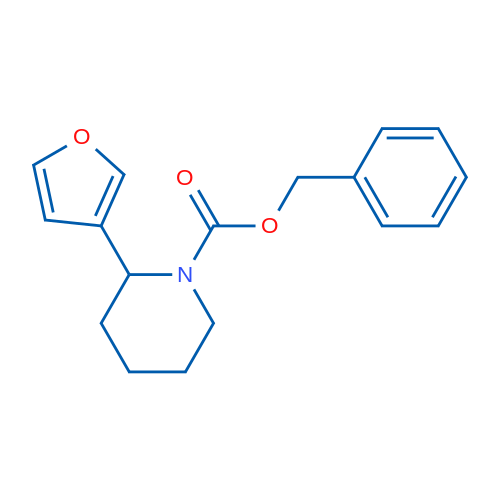 Benzyl 2-(furan-3-yl)piperidine-1-carboxylate 1g