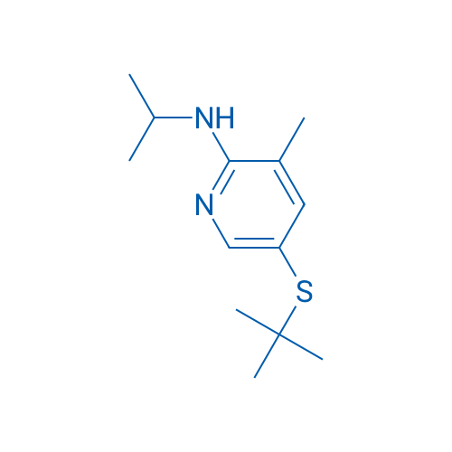 5-(tert-Butylthio)-N-isopropyl-3-methylpyridin-2-amine 1g