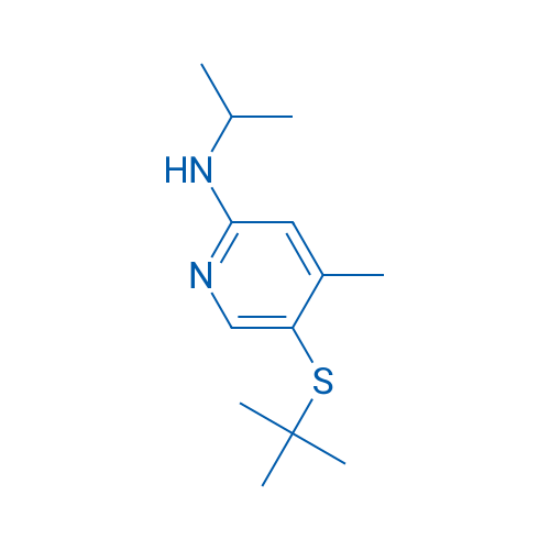 5-(tert-Butylthio)-N-isopropyl-4-methylpyridin-2-amine 1g