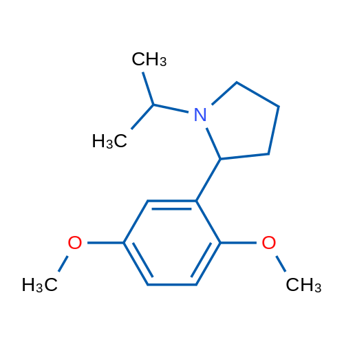 2-(2,5-Dimethoxyphenyl)-1-isopropylpyrrolidine 1g