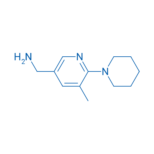 (5-Methyl-6-(piperidin-1-yl)pyridin-3-yl)methanamine 1g