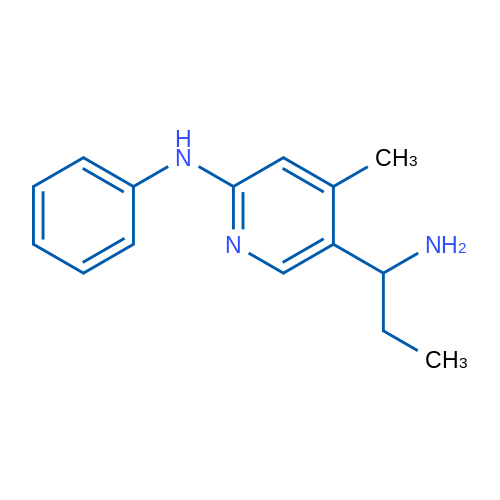 5-(1-Aminopropyl)-4-methyl-N-phenylpyridin-2-amine 1g