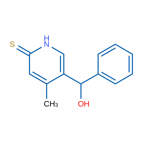 5-(Hydroxy(phenyl)methyl)-4-methylpyridine-2(1H)-thione 1g