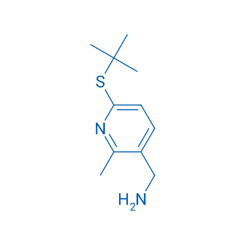 (6-(tert-Butylthio)-2-methylpyridin-3-yl)methanamine 10g