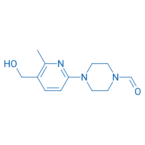 4-(5-(Hydroxymethyl)-6-methylpyridin-2-yl)piperazine-1-carbaldehyde 1g