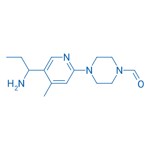 4-(5-(1-Aminopropyl)-4-methylpyridin-2-yl)piperazine-1-carbaldehyde 1g