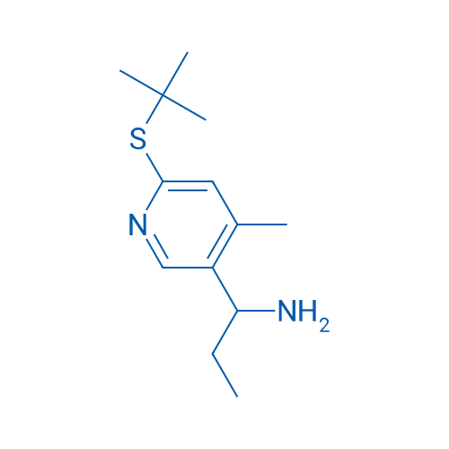 1-(6-(tert-Butylthio)-4-methylpyridin-3-yl)propan-1-amine 1g