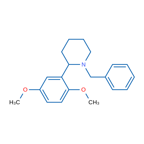 1-Benzyl-2-(2,5-dimethoxyphenyl)piperidine 1g