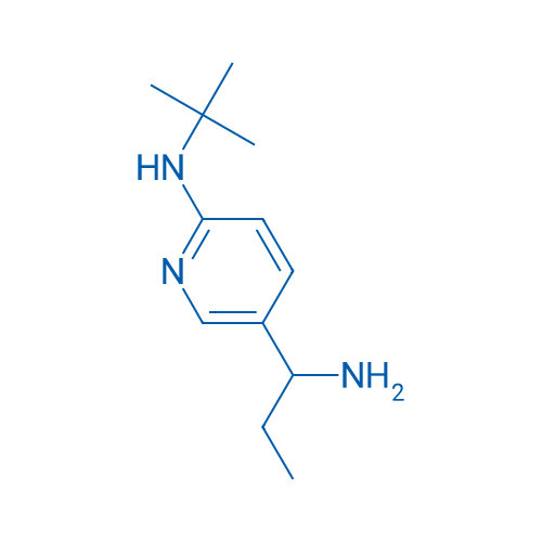 5-(1-Aminopropyl)-N-(tert-butyl)pyridin-2-amine 1g