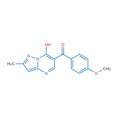 (7-Hydroxy-2-methylpyrazolo[1,5-a]pyrimidin-6-yl)(4-methoxyphenyl)methanone 1g