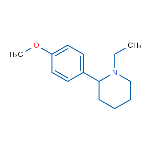 1-Ethyl-2-(4-methoxyphenyl)piperidine 1g