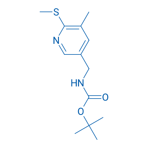 tert-Butyl ((5-methyl-6-(methylthio)pyridin-3-yl)methyl)carbamate 1g