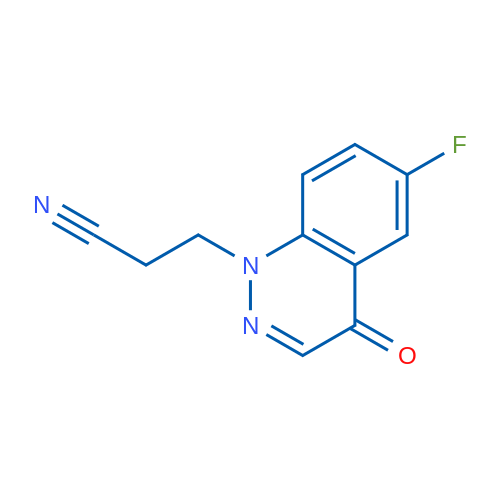 3-(6-Fluoro-4-oxocinnolin-1(4H)-yl)propanenitrile 1g
