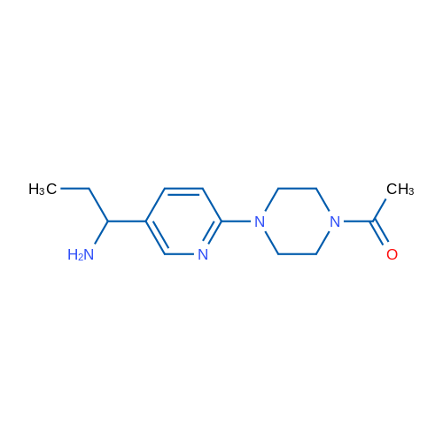 1-(4-(5-(1-Aminopropyl)pyridin-2-yl)piperazin-1-yl)ethanone 1g