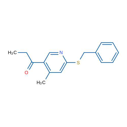 1-(6-(Benzylthio)-4-methylpyridin-3-yl)propan-1-one 1g