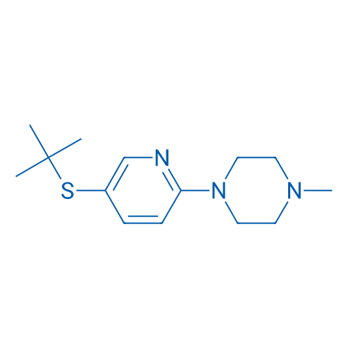 1-(5-(tert-Butylthio)pyridin-2-yl)-4-methylpiperazine 1g