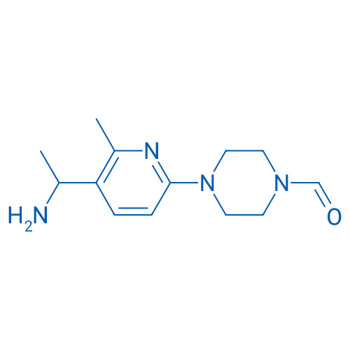 4-(5-(1-Aminoethyl)-6-methylpyridin-2-yl)piperazine-1-carbaldehyde 1g