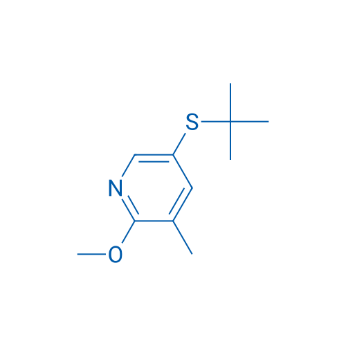 5-(tert-Butylthio)-2-methoxy-3-methylpyridine 1g