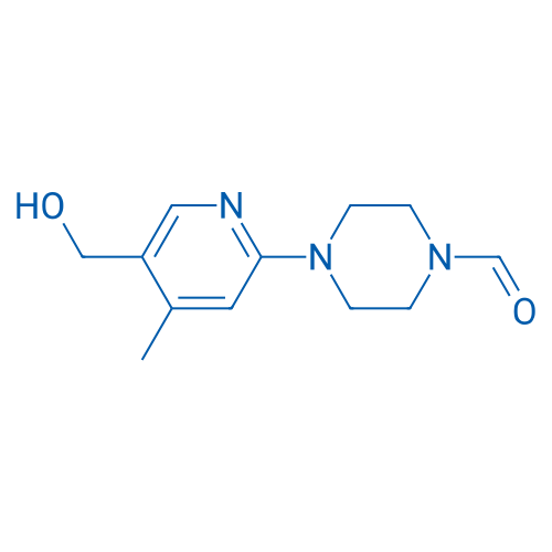 4-(5-(Hydroxymethyl)-4-methylpyridin-2-yl)piperazine-1-carbaldehyde 1g