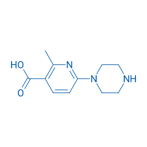 2-Methyl-6-(piperazin-1-yl)nicotinic acid 1g