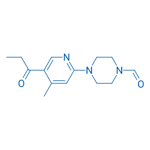 4-(4-Methyl-5-propionylpyridin-2-yl)piperazine-1-carbaldehyde 1g