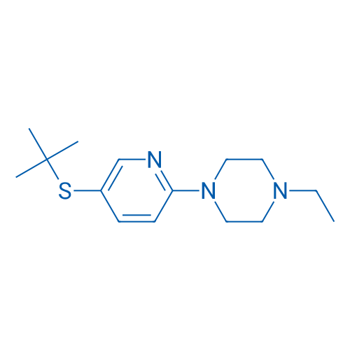 1-(5-(tert-Butylthio)pyridin-2-yl)-4-ethylpiperazine 1g