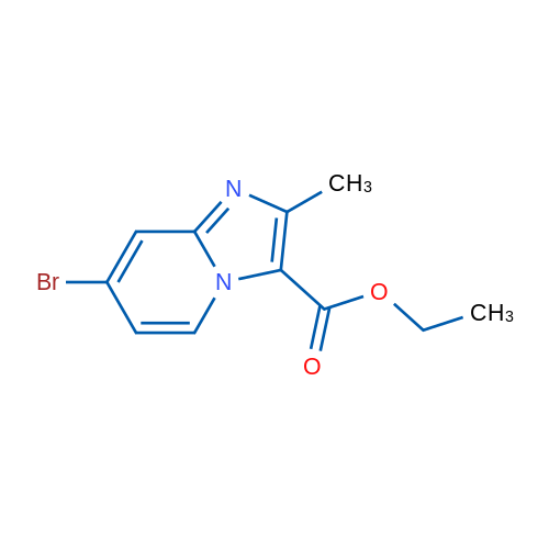 Ethyl 7-bromo-2-methylimidazo[1,2-a]pyridine-3-carboxylate 1g