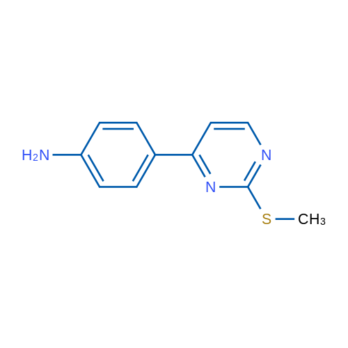 4-[2-(Methylsulfanyl)pyrimidin-4-yl]aniline 1g