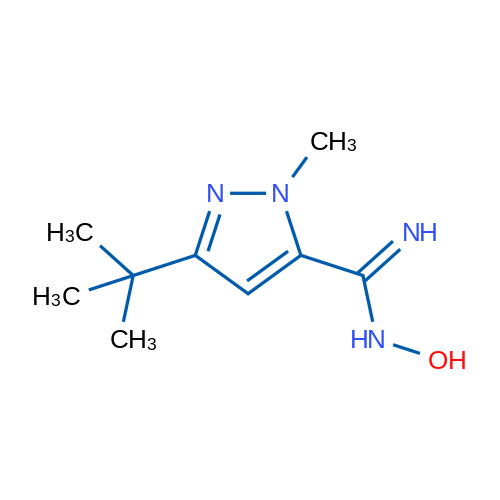 5-tert-Butyl-n-hydroxy-2-methyl-2h-pyrazole-3-carboxamidine 5g