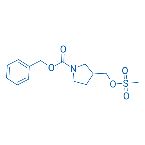 Benzyl 3-(((methylsulfonyl)oxy)methyl)pyrrolidine-1-carboxylate 100mg
