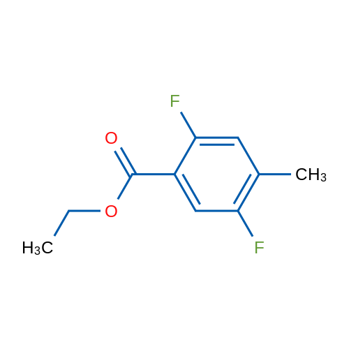 Ethyl 2,5-difluoro-4-methylbenzoate 100mg