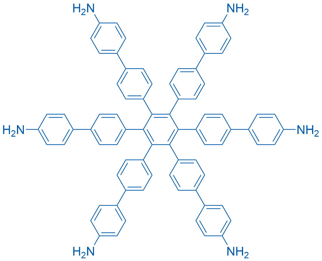 3'',4'',5'',6''-Tetrakis(4'-amino[1,1'-biphenyl]-4-yl)-[1,1':4',1'':2'',1''':4''',1''''-Quinquephenyl]-4,4''''-diamine 5g