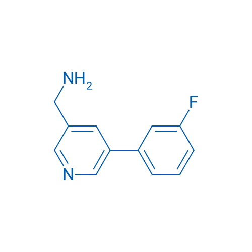 (5-(3-Fluorophenyl)pyridin-3-yl)methanamine 1g