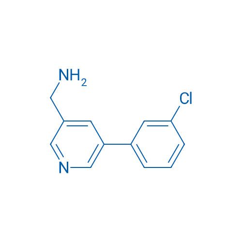 (5-(3-Chlorophenyl)pyridin-3-yl)methanamine 1g