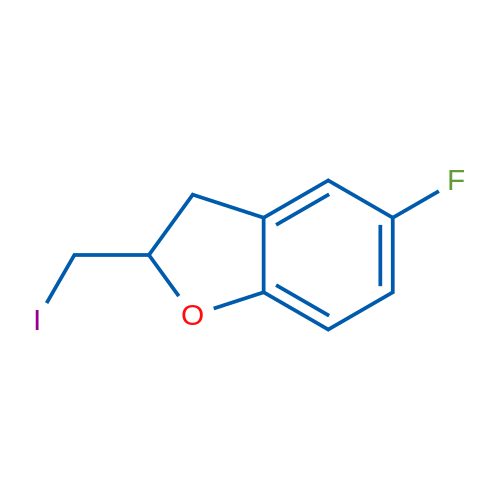 5-Fluoro-2-(iodomethyl)-2,3-dihydrobenzofuran 1g